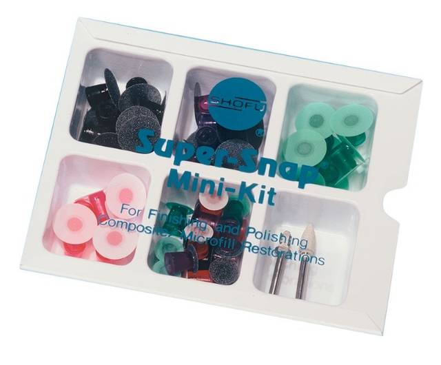 DENTAL FINISHING POLISHING POLES COMPOSITE/SUPER SNAP XSTREME MINI KIT