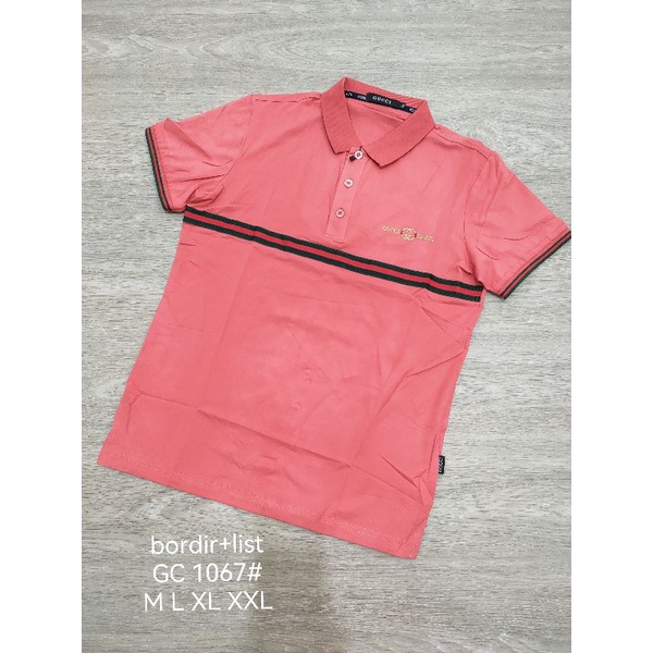 KAOS KERAH PRIA FENDI IMPORT PREMIUM