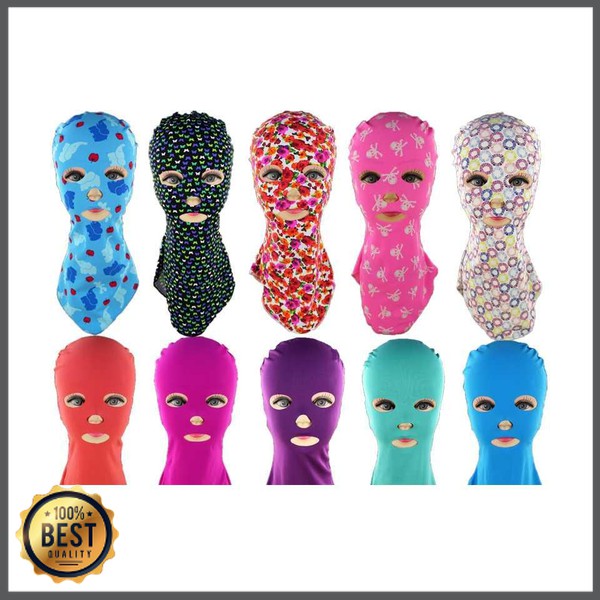 TG-PR020 Facekini Topi Topeng Renang Full Face Sun Block