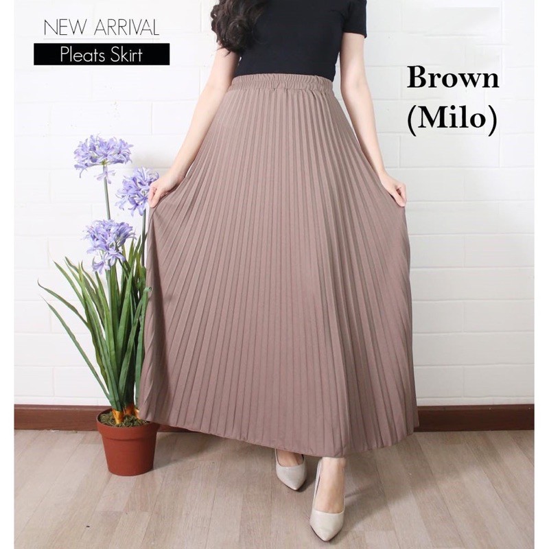 DB ROK PLISKET PREMIUM B14/MAXI SKIRT PRISKET(COD)