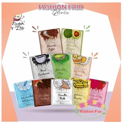 Fashion Fair - Masker Organik by LEA Gloria | Masker Bubuk by LEA Gloria 20 gr BPOM