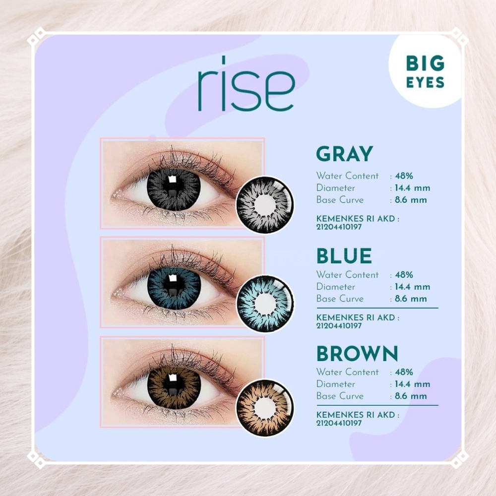 SOFTLENS RISE 2 TONE DIA. 14.40mm NORMAL BY IRISLAB