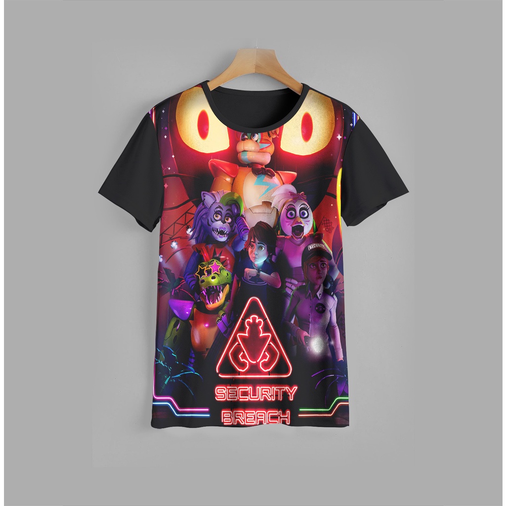 Kaos Anak FNF v1 3D Baju Anak FNF 3D Pakaian Anak 3D