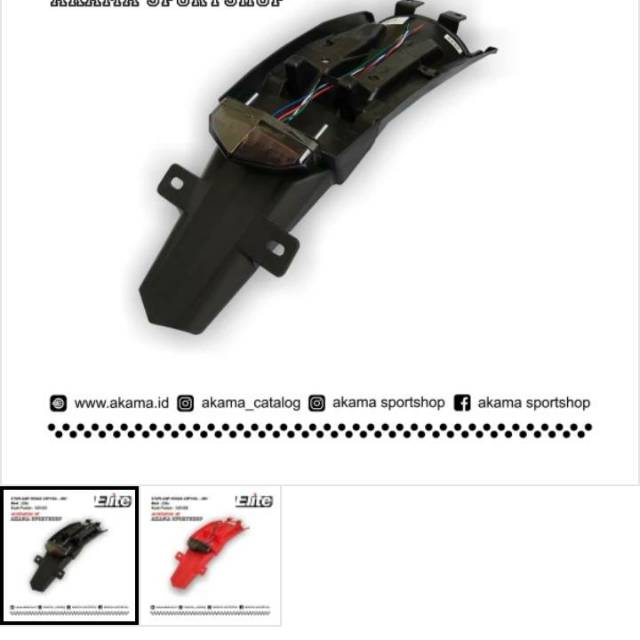 Stoplamp Crf150L plus dudukan plat nomor
