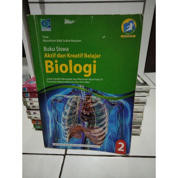 Buku Paket Biologi Kelas 11 Penerbit Grafindo [PRELOVED/BEKAS]