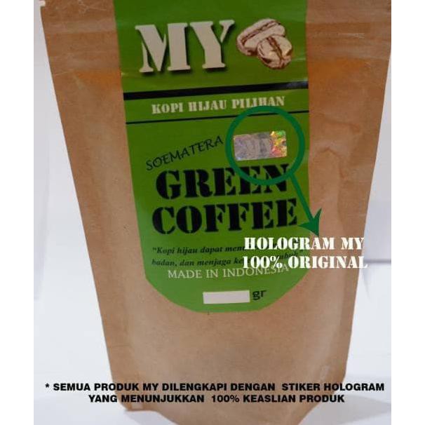 

Qch6 My Green Coffee Powder/ Kopi Hijau Bubuk Organik Alami 200Gr 2Uha