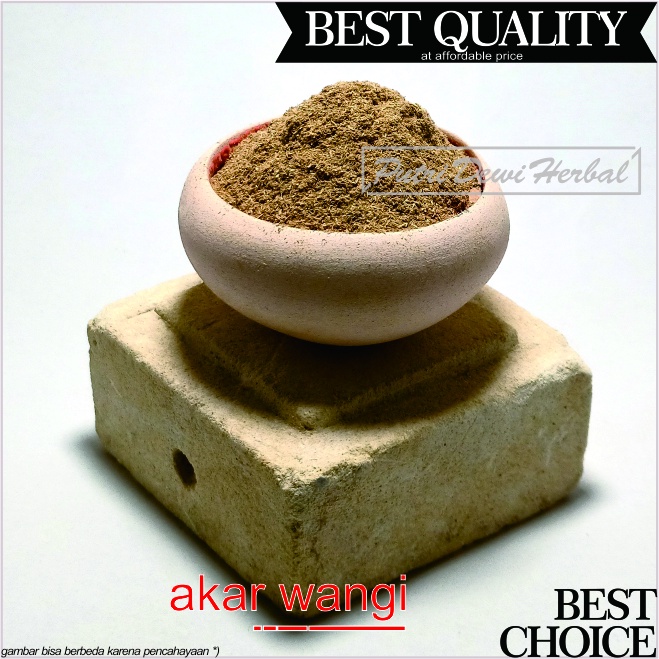 

Akar Wangi Bubuk 500 Gram - Serbuk Narwastu | (Chrysopogon zizanioides) Vetiver Powder