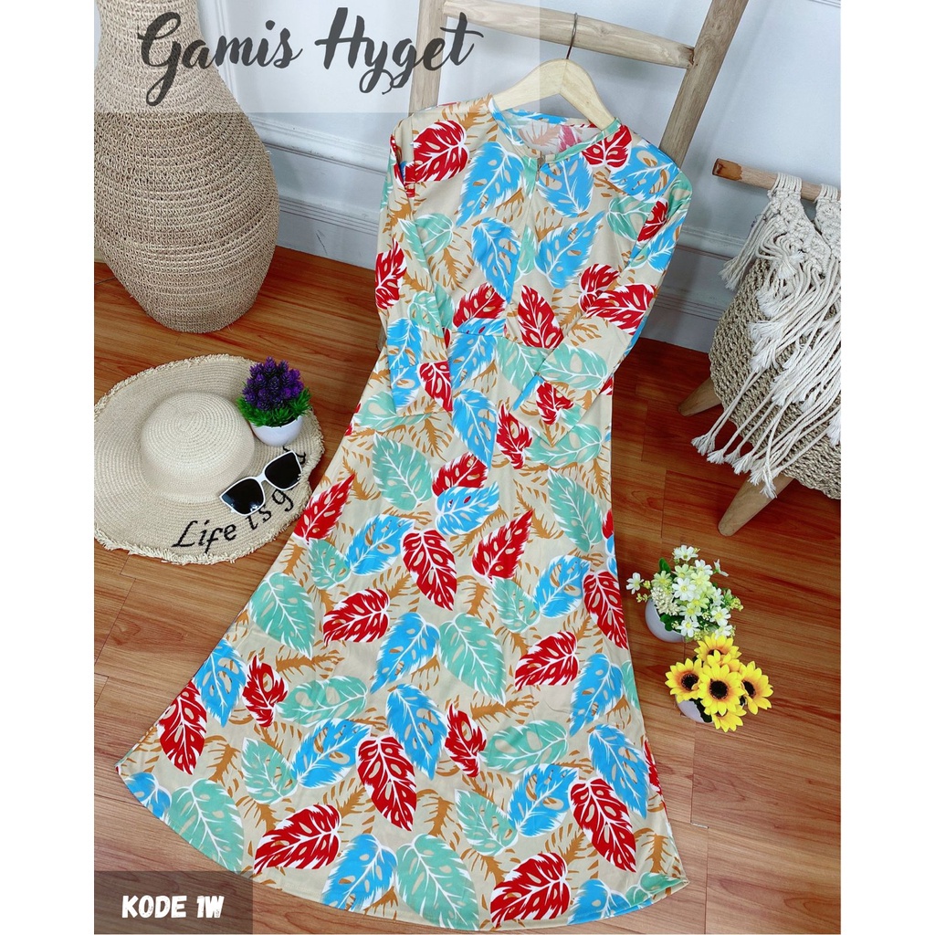 Gamis Hyget Busui Lanjutan Katalog Gamis Murah Gamis Hyget Gamis 30ribuan AH-GAMIS HYGET kode 1W