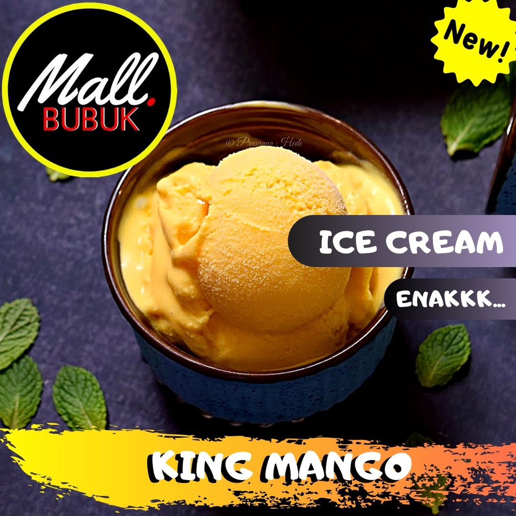 

HARD ICE CREAM rasa Mangga 1Kg - Bubuk ICE CREAM rasa Mangga 1Kg mb