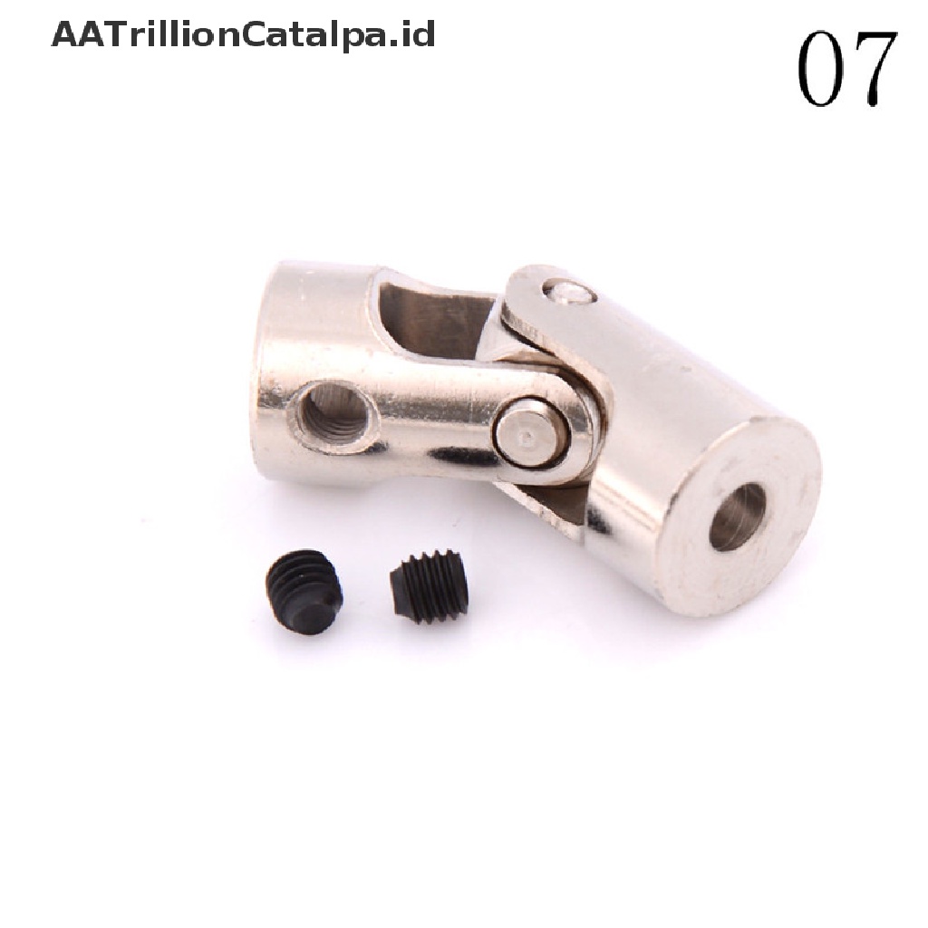 (AATrillionCatalpa) Sambungan Kopling Motor Universal Ukuran 2 / 2.3 / 3 / 3.17 / 4mm