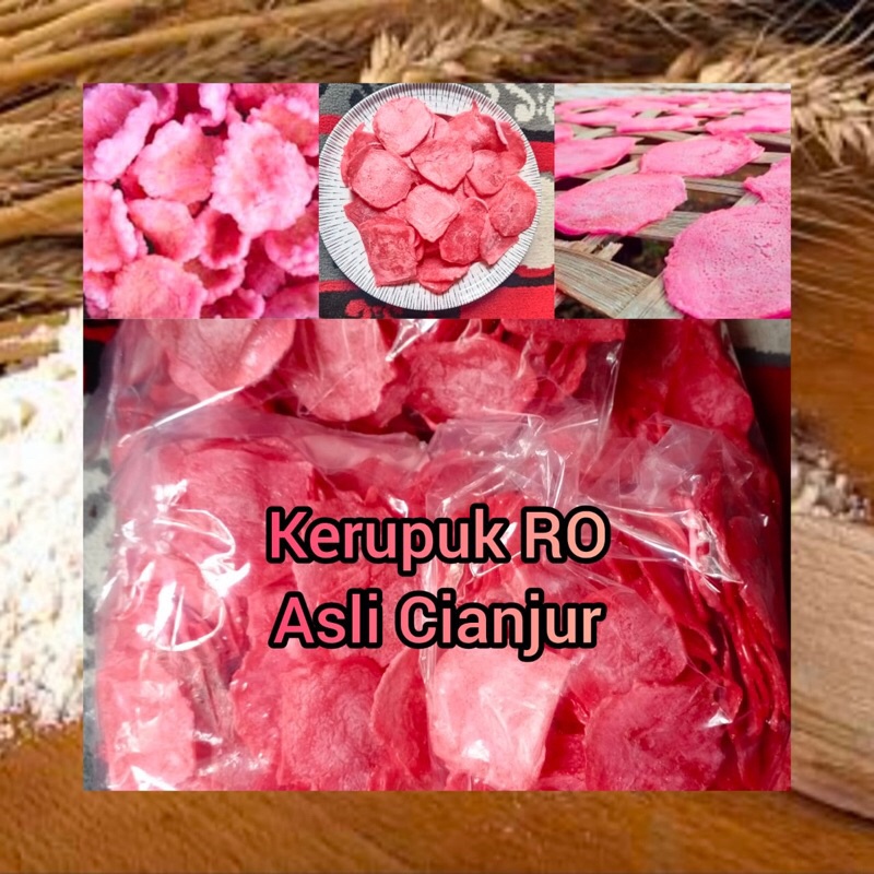

kerupuk RO 1/5kg 500gr / kerupuk RO raos mihaji gurih renyah kerupuk asli Cianjur mantap