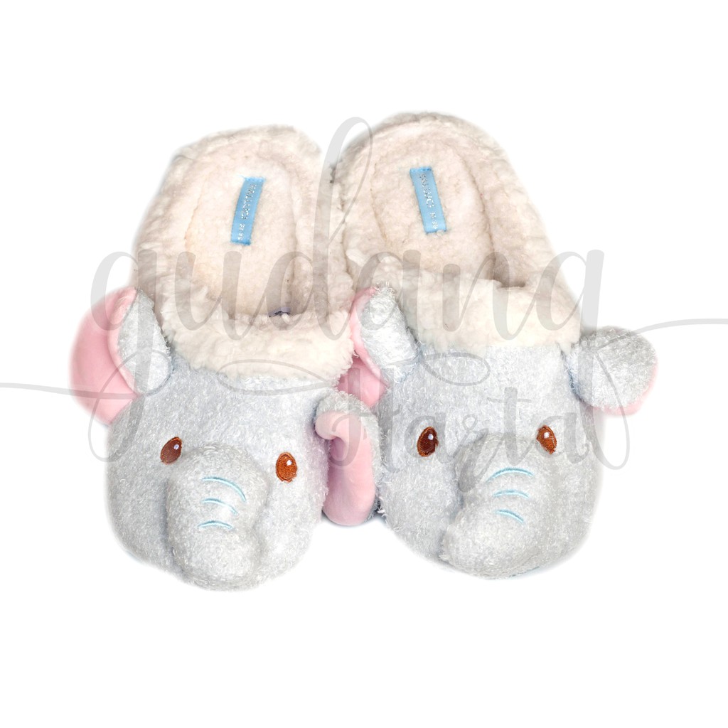 GEMEZ Sandal Kamar Wanita Motif Gajah Slipper Elephant Unik GG 104008