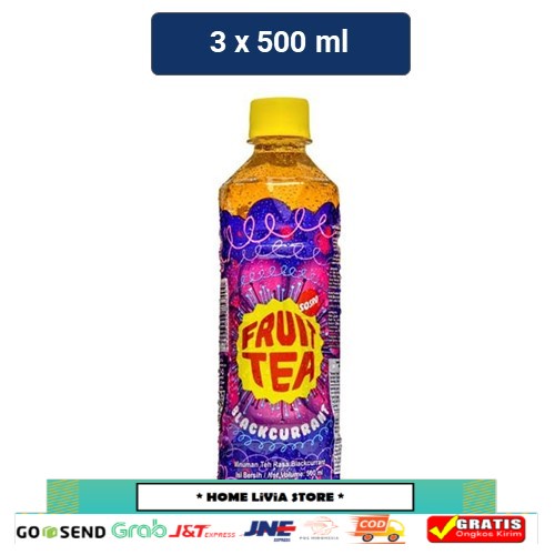 

Sosro Fruit Tea Blackcurrant 3 x 500 mL
