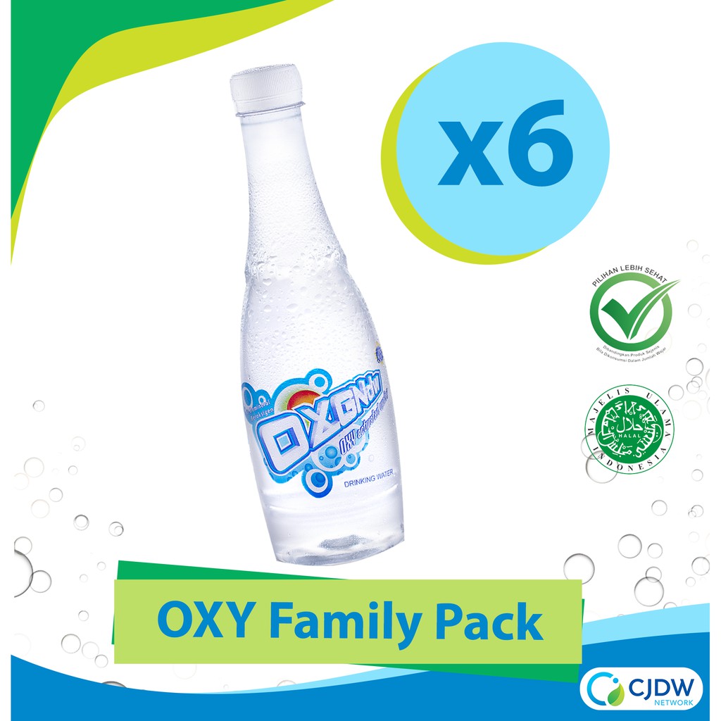 

Oxgndw Air Minum Beroksigen Oxy Exclusive Pack isi 6