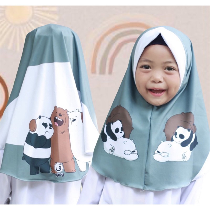 hijab instant motif we ware bear