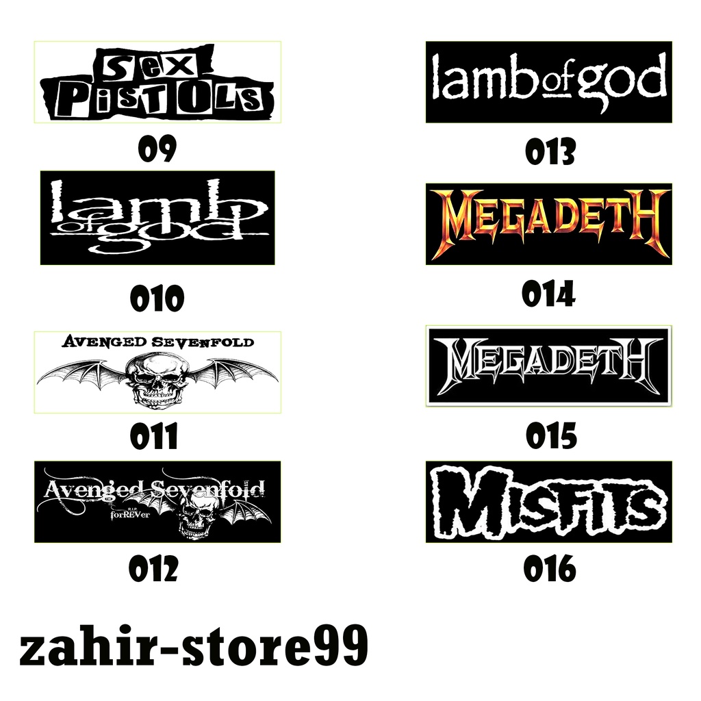 

stiker band2 music laminating doff