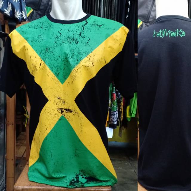kaos jamaica 420 ganja jamaika fourtwenty pria murah original