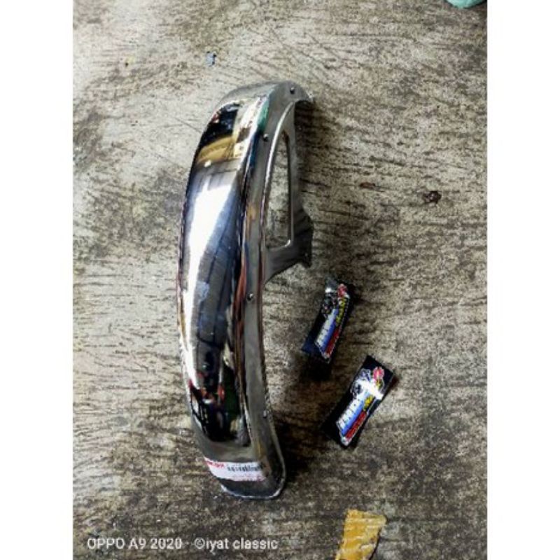 spakbor depan Honda win 100 besi threestar slebor depan besi win