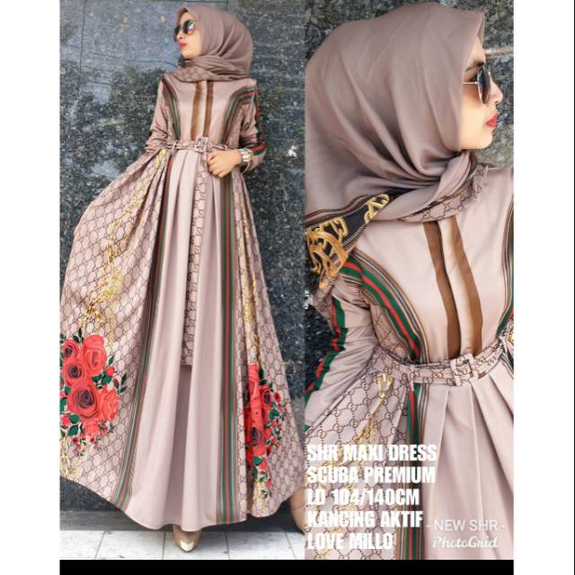 Gamis ori shr...bahan premium