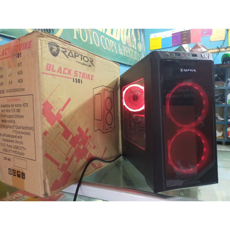 PC GAME/DESAIN CORE I5 RAM 8GB SSD 120GB VGA CARD