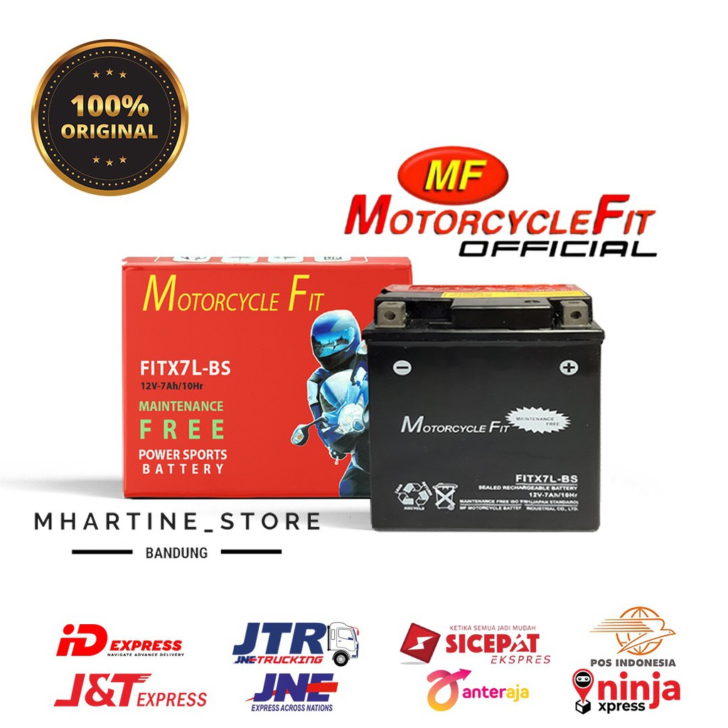 AKI MOTOR MF FITX7L-BS VESPA MATIC BERKUALITAS GS YUASA