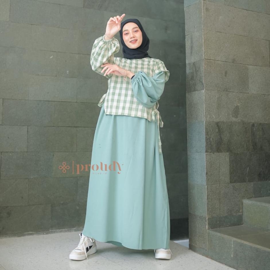 BAM.656236 ▪ Poppy Dress / Dress Unik / Dress Kombinasi Wanita/ Dress Murah /  Dress Busui