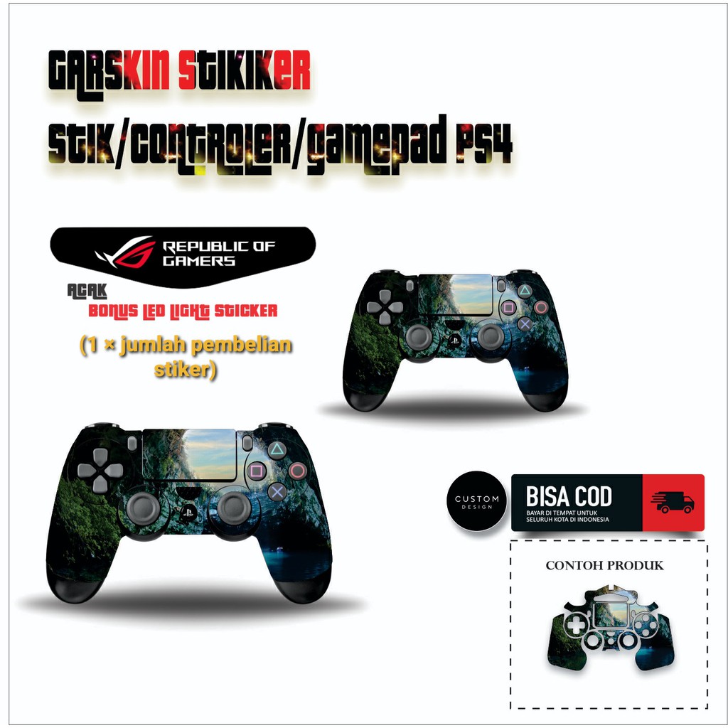 Stiker stik gamepad controller ps4