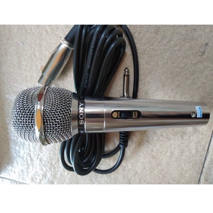 COD MIC KABEL SONY P 5000 /MICROPHONE SONY KABEL P-5000 //MIC VOCAL ORIGINAL SONY P5000