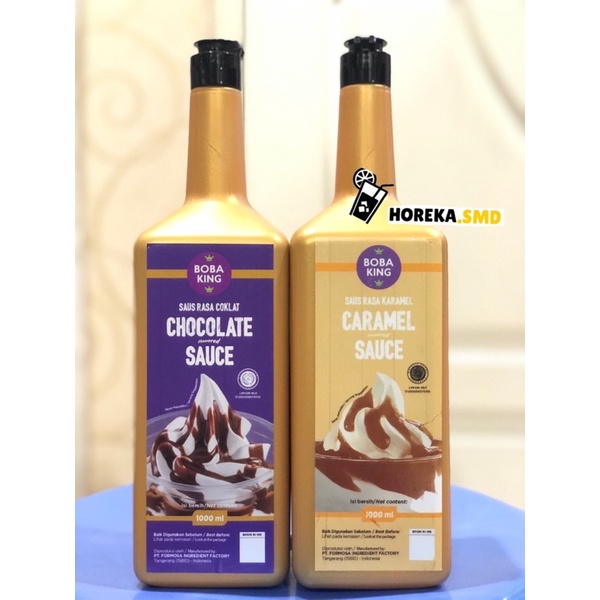 

Sauce Caramel dan Chocolate Bobaking