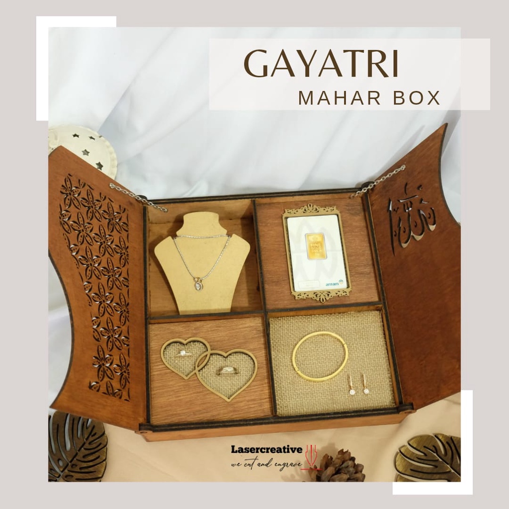 Kotak Mahar Perhiasan Murah Meriah Budget &quot;Gayatri&quot; by Lasercreative