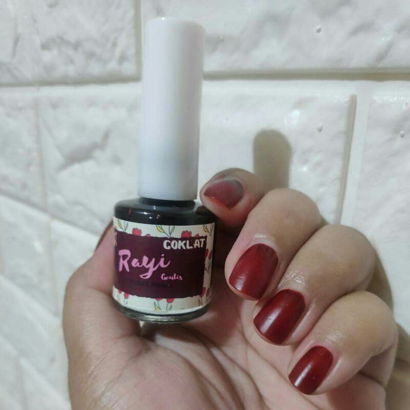 Rayi Geulis Henna 10 ml Kutek Henna Kuku Halal Nail Henna Inai Pacar Kuku Muslimah