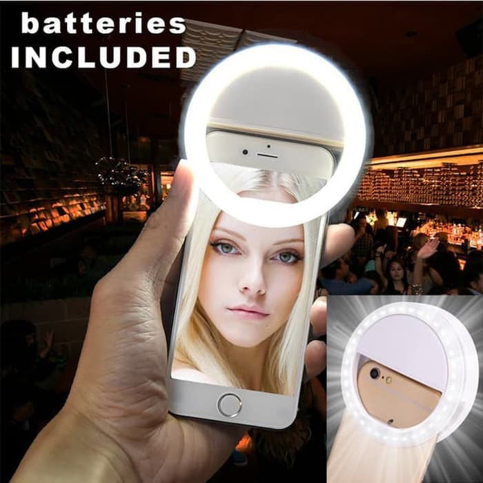 F86 GARANSI-Ring Selfie LIght Beauty/ Recharger/ Charm eyes beauty make up