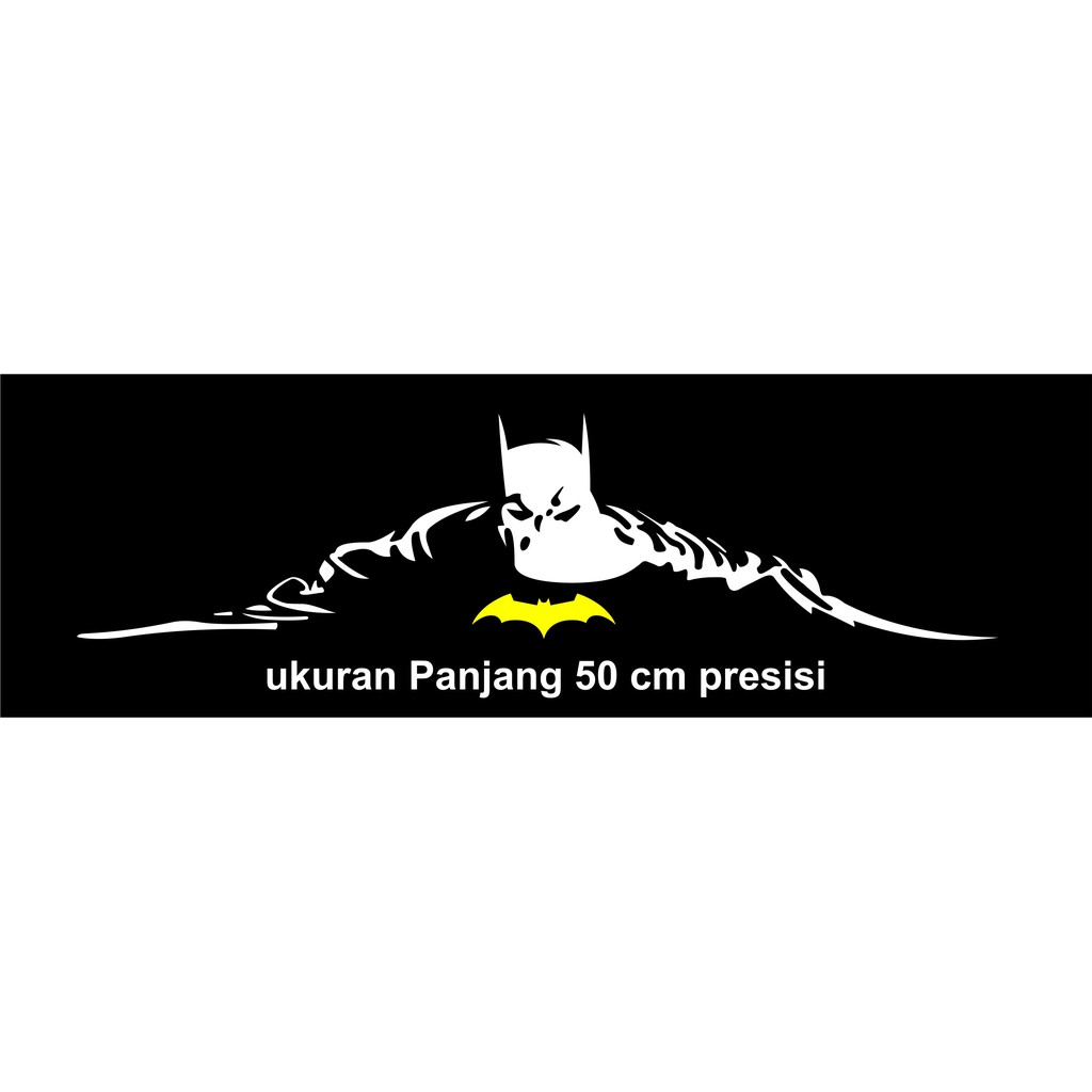 stiker cutting kaca mobil batman