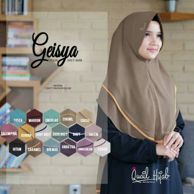 Khimar Geisya Ori quail hijab
