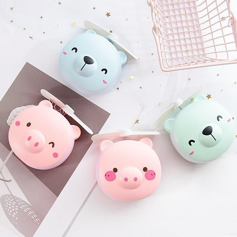 Mirror LED Mini Fan ( Cermin Lampu LED mini )