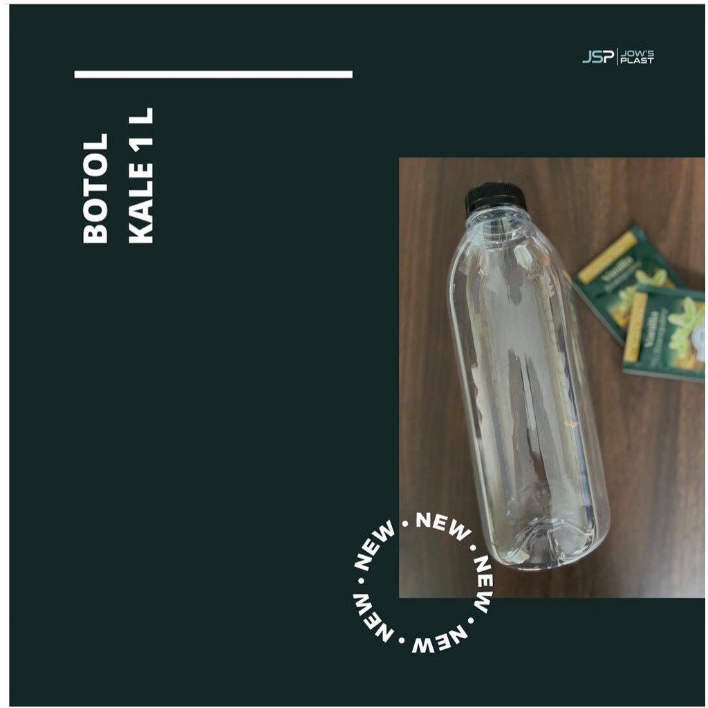 Botol Kale 1 L | Botol Plastik PET Kale 1 L