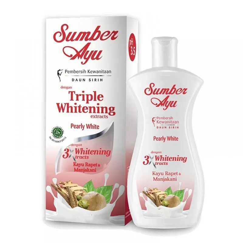 Sumber Ayu Pearly White dengan Triple Whitening Extracts/Sumber Ayu Triple Whitening/Sumber Ayu Whit