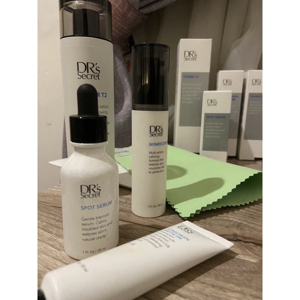 preloved sepaket set bukan new baru bundling miraglo recon SKIN care skincare dr secret drsecret