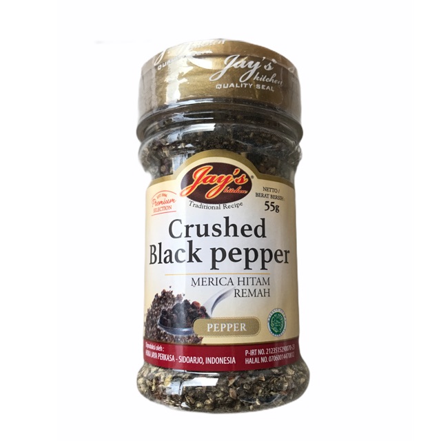 JAYS CRUSHED BLACK PEPPER 55g / LADA HITAM KASAR