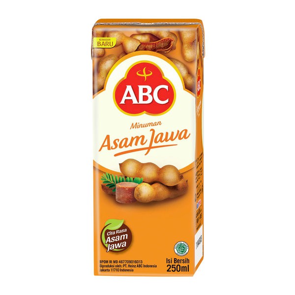 

ABC Minuman Asam Jawa 250ml - Kemasan Kotak