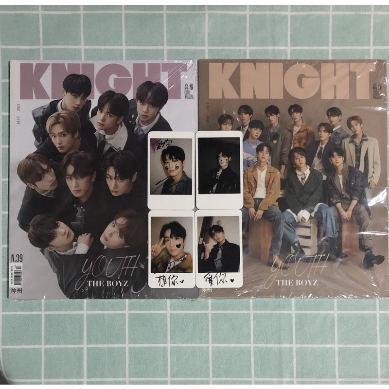 [READY STOCK] Knight Magazine The Boyz Juyeon Hyunjae