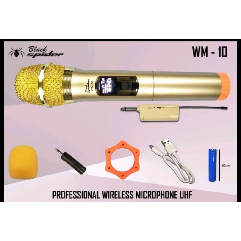 Mic Wirelles Blackspider Wm20/Wm-10 Original