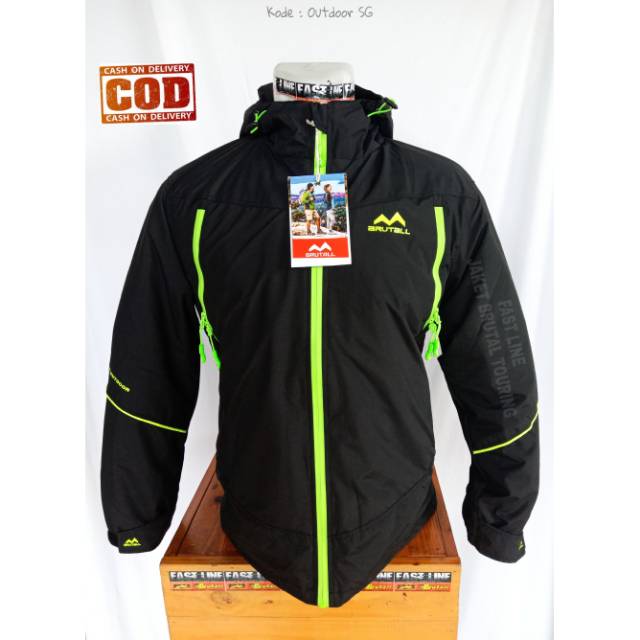 JAKET MOTOR OUTDOOR WATERPROOF HOODIE HARIAN JAKET GUNUNG KEREN BRUTAL ANTI ANGIN AIR