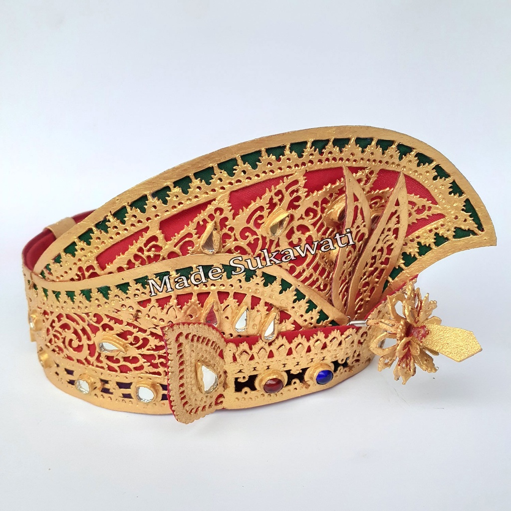 Mahkota gelungan tari bali gebyar duduk bali