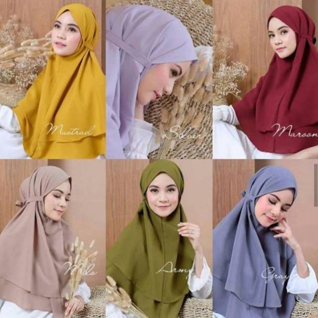 bergo Instan aishaa diamond bergo nonpet tali