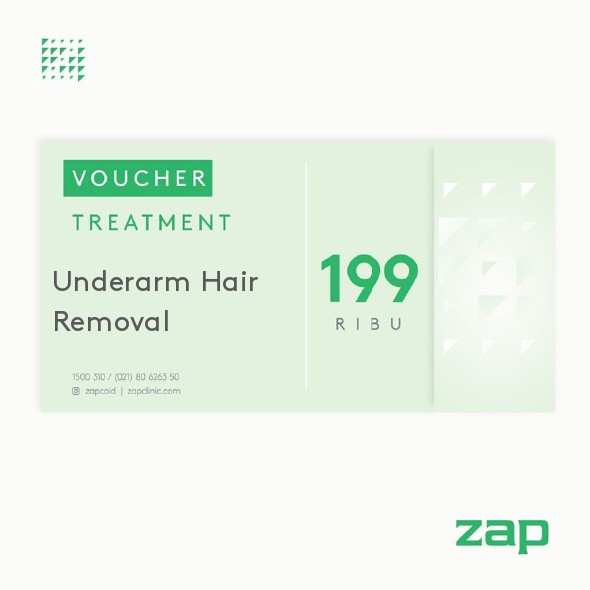 Zap Clinic Underarm Hair Removal Shopee Indonesia