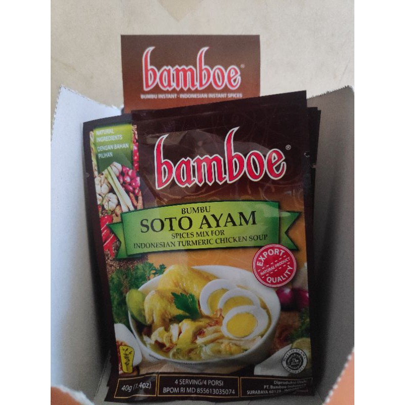 

BUMBU SOTO AYAM BAMBOE