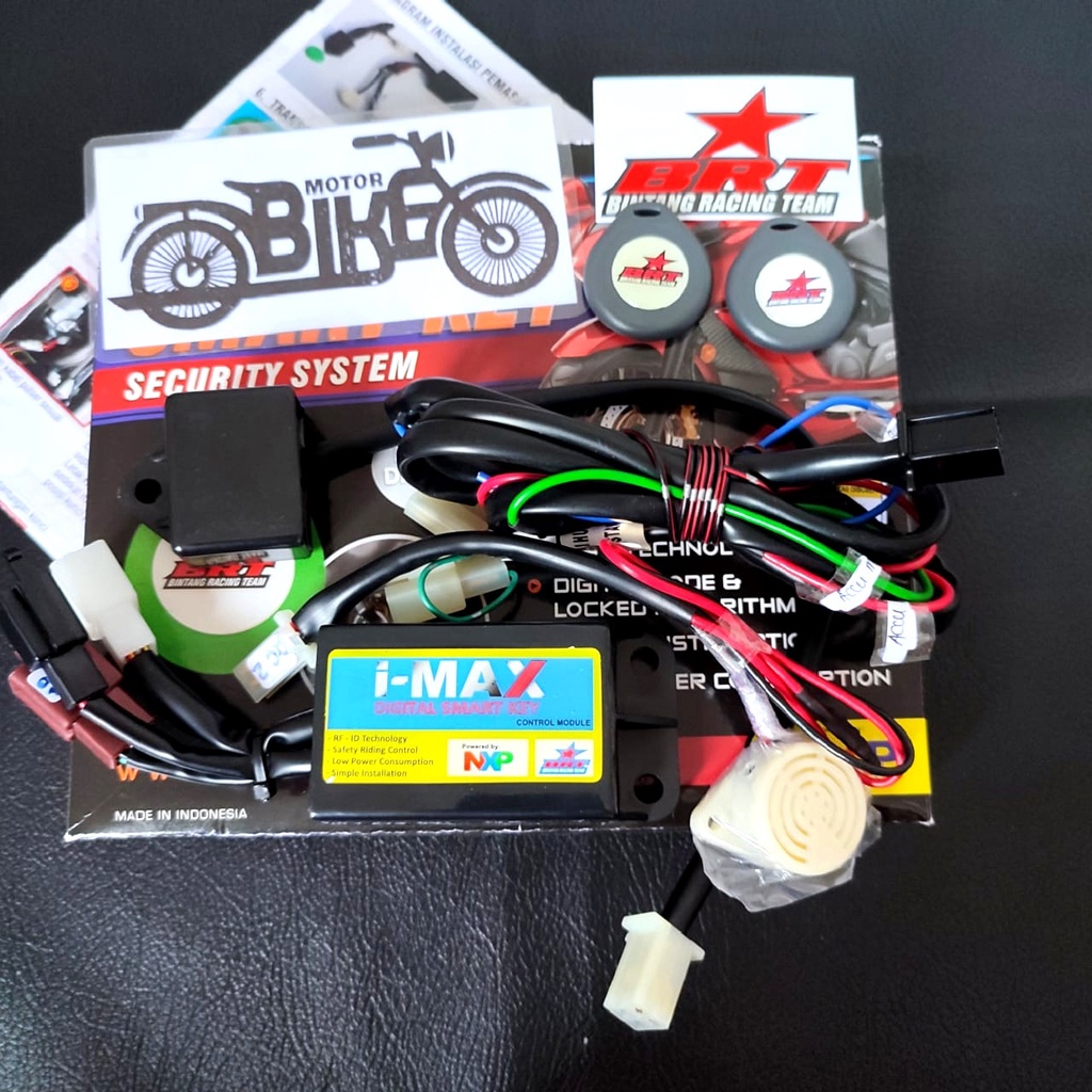 Smart Key Alarm Motor BRT Beat Scoopy Spacy Vario 110 Karbu