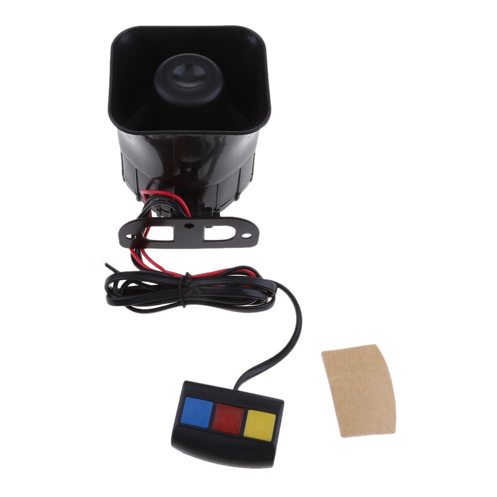 ZKXX Klakson Sirine Polisi Loud Speaker 4 Tone 30W - KX-5004 - Black