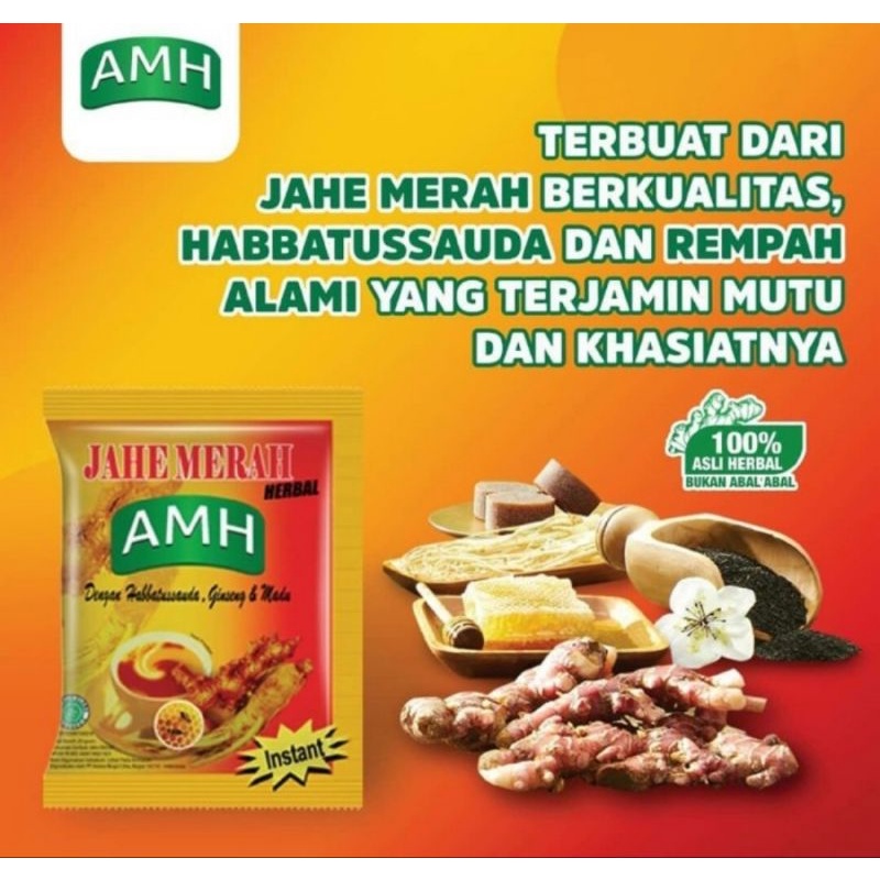 

Jahe Merah AMH isi 12 Sachet